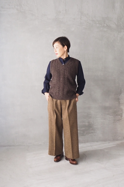 HAND ROOM WOMEN’S ケーブルニットベスト