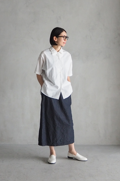 HAND ROOM WOMEN’S 2way オープンカラーシャツ daja